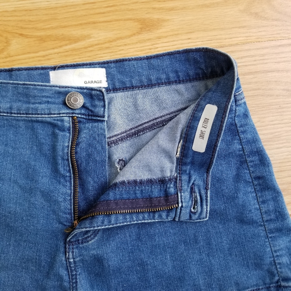 Garage high waisted denim retro roller short - Picture 5 of 10